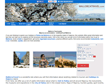 Tablet Screenshot of mallorcatravel.com